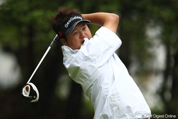 最終ホールのボギーで2位タイとなってしま