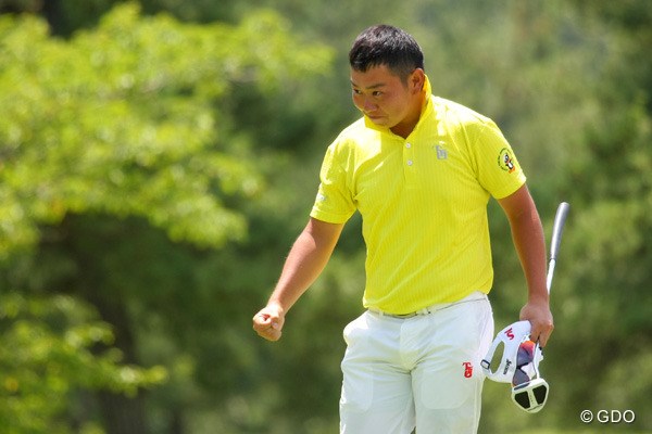 2014年 日本アマチュアゴルフ選手権 3位決定戦 古田幸希 最終18番で決着をつけた古田。決勝進出はならなかったが、3位の座を確保した