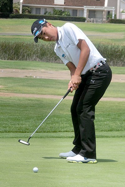2014年 キャロウェイ世界ジュニアゴルフ選手権 2日目 杉原大河 13－14歳の部に出場の杉原大河が初の世界一の王手をかけた（写真提供：IJGA）