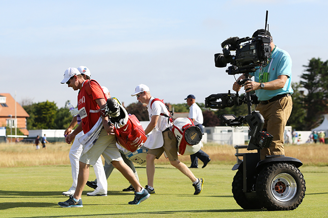 14年 全英オープン 初日 テレビクルー Gdo ゴルフダイジェスト オンライン
