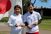 2014年 キャロウェイ世界ジュニアゴルフ選手権 最終日 蛭田みな美＆永井花菜