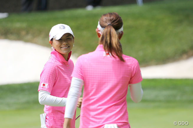 5ホールで破られた約束 藍＆さくら組が完勝！