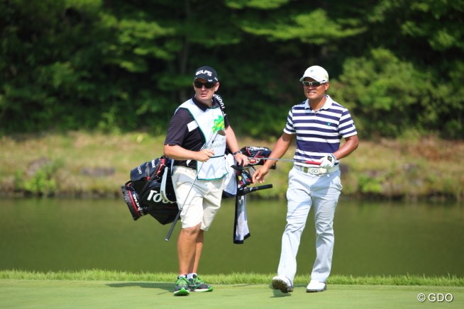 藍の兄&さくらのキャディが初タッグ 宮里優作7位発進 【国内男子ツアー