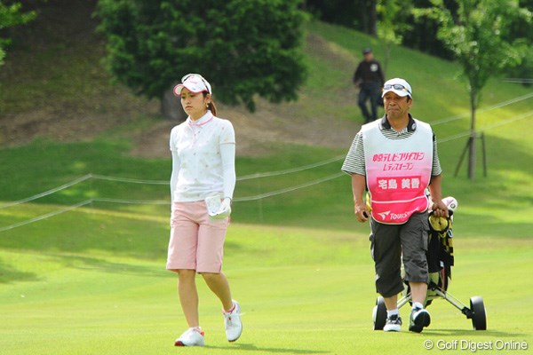 中京テレビ・ブリヂストンレディスオープン初日宅島美香