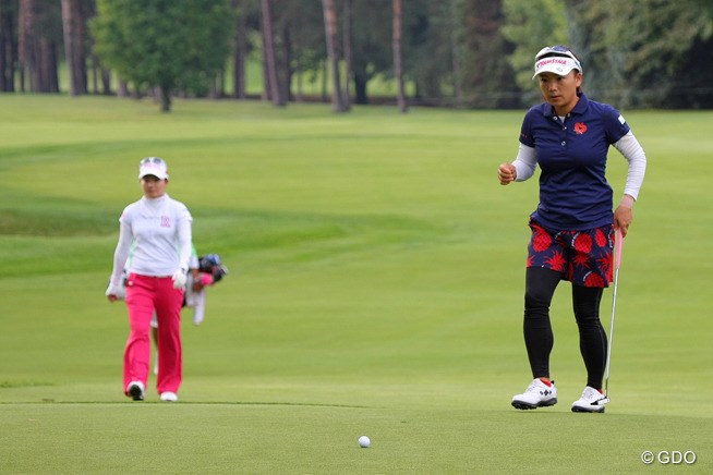 2014年 ウェグマンズLPGA選手権 事前 有村智恵＆上原彩子