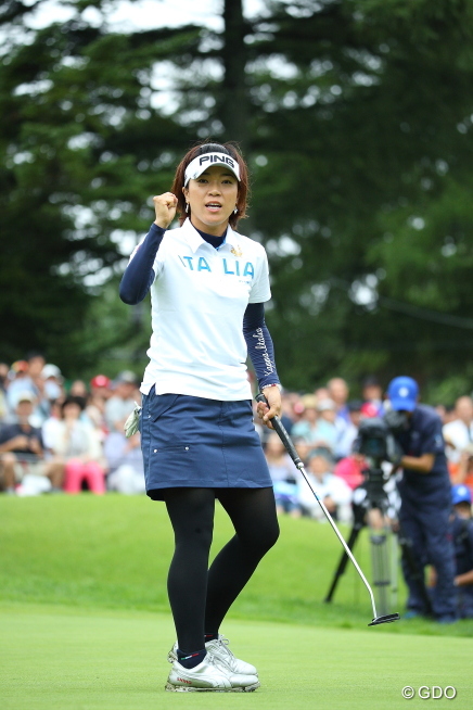 惜敗の大山志保が悔やんだ18番第2打のミス2回