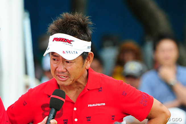 藤田寛之の男泣き！もっと早く勝ちたかった