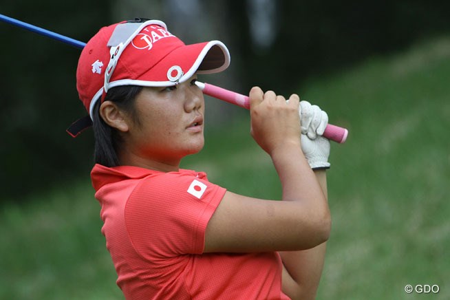 2014年 世界アマチュアチーム選手権 初日 松原由美