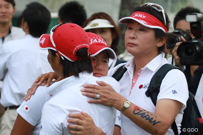 2014年 世界女子アマチュアチーム選手権 最終日 岡山絵里 松原由美