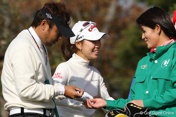片山晋呉＆上田桃子＆北田瑠衣