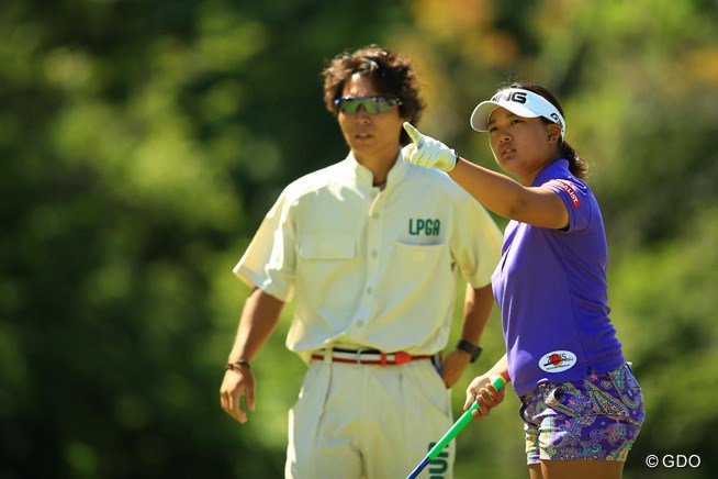 2014年 日本女子プロゴルフ選手権大会コニカミノルタ杯 2日目 鈴木愛