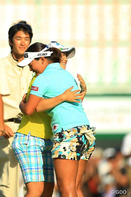 2014年 日本女子プロゴルフ選手権大会コニカミノルタ杯 4日目 鈴木愛 大江香織