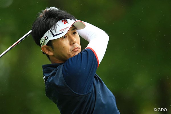 2014年 ANAオープンゴルフトーナメント 初日 近藤共弘 暫定ながら首位タイでホールアウトした近藤共弘。輪厚で7アンダーをマークした