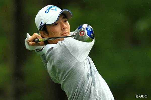 2014年 ANAオープンゴルフトーナメント 初日 石川遼 第2ラウンド直前の練習でショットの調整を図った石川遼。 19位タイで決勝ラウンドを迎える
