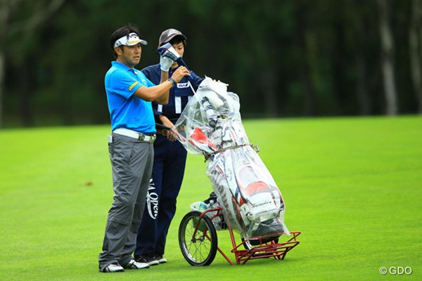 2014年 ANAオープンゴルフトーナメント 2日目 海老根文博 前半の貯金が効きましたね。67のラウンドで9位タイに。