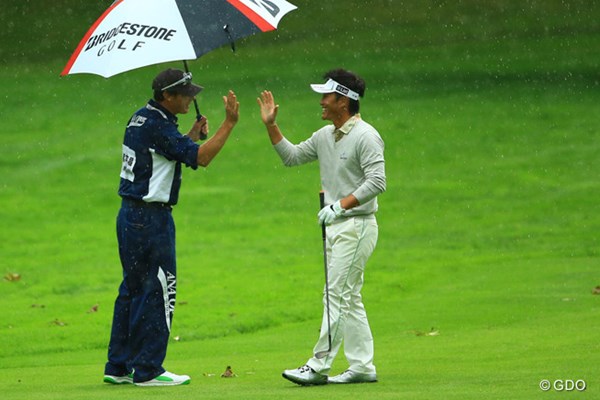 2014年 ANAオープンゴルフトーナメント 3日目 宮本勝昌 17番チップインイーグル！！