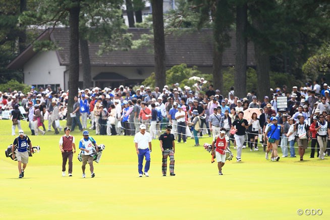 2014年 アジアパシフィックオープンゴルフチャンピオンシップ ダイヤモンドカップゴルフ 3日目 片山晋呉 小田孔明 石川遼