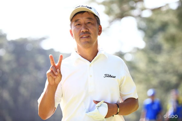 2014年 アジアパシフィックオープンゴルフチャンピオンシップ ダイヤモンドカップゴルフ 最終日 S.K.ホ 優勝のVサインはお預けに・・・