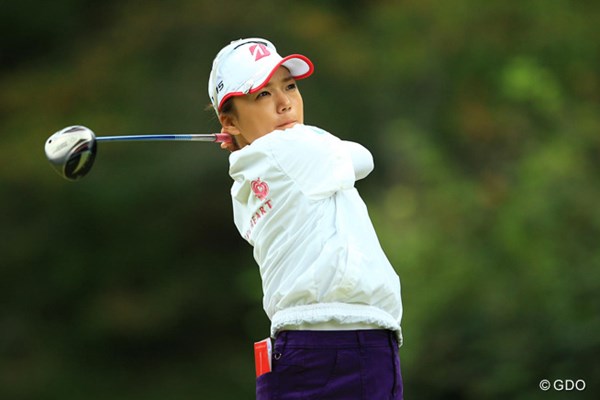 2014年 日本女子オープンゴルフ選手権競技 初日 有村智恵 1アンダー発進にも「もっと伸ばせた」。復調の手応えを2日目以降の浮上につなげたい有村智恵