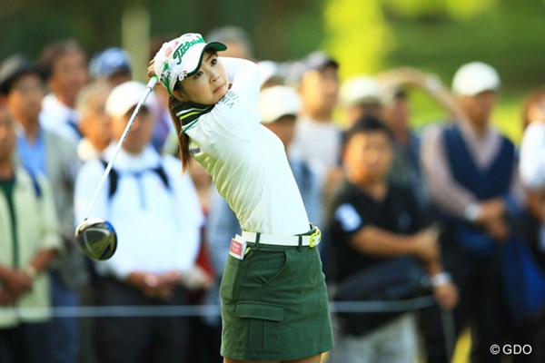2014年 日本女子オープンゴルフ選手権競技 初日 菊地絵理香 昨年大会は2位で惜敗した菊地絵理香が2位スタート。リベンジなるか？