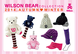 かわいいベアが冬のゴルフを暖かく＆楽しく彩る