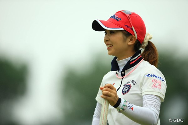 2014年 日本女子オープンゴルフ選手権競技 2日目 菊地絵理香 1打差で敗れた昨年大会のリベンジへ前進。首位タイに浮上した菊地絵理香
