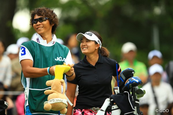 2014年 日本女子オープンゴルフ選手権競技 3日目 鈴木愛 快挙に王手をかけた最終日は「楽しく回りたい」。メジャー2連勝に王手をかけた鈴木愛