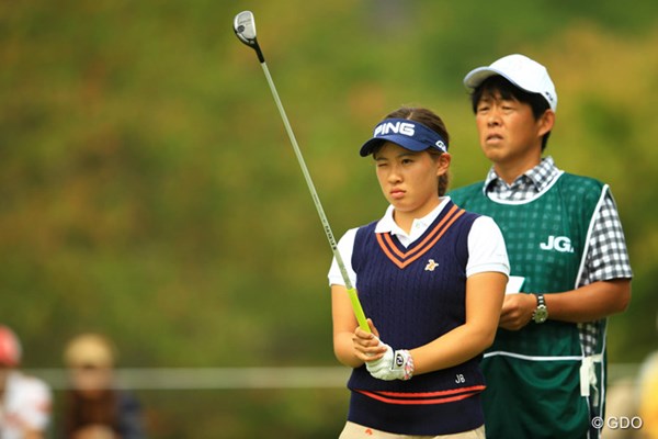 2014年 日本女子オープンゴルフ選手権競技 3日目 永井花奈（アマ） ローアマタイトルへ前進、さらに優勝の可能性も含ませて最終日を迎える永井花奈