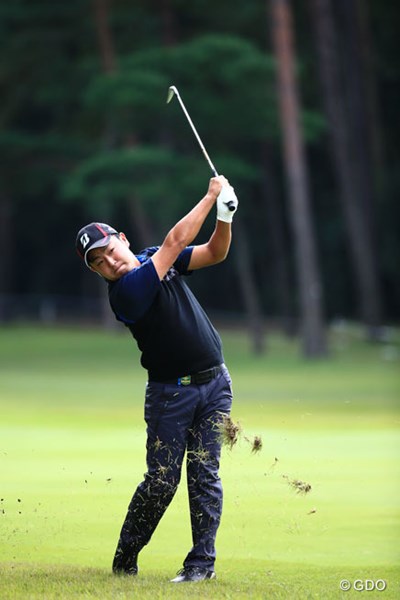 2014年 日本オープンゴルフ選手権競技 初日 時松隆光 時松はシード選手として最初のシーズン。前半戦の苦しみをビッグトーナメントで晴らせるか
