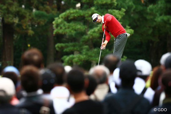 2014年 日本オープンゴルフ選手権競技 初日 アダム・スコット 長尺パターも似合います