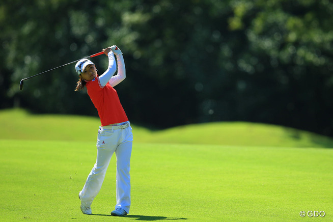 14年 富士通レディース 初日 横峯さくら Gdo ゴルフダイジェスト オンライン