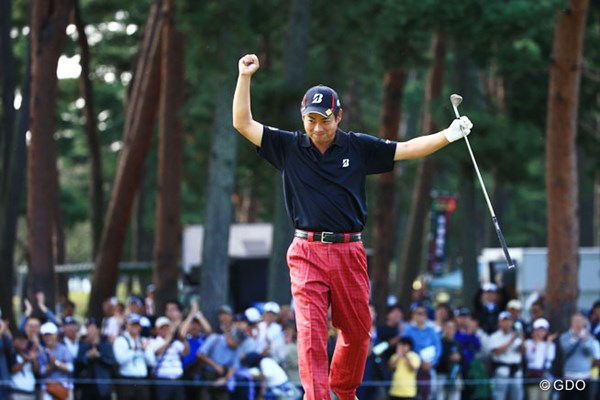 2014年 日本オープンゴルフ選手権競技 最終日 池田勇太 息詰まる展開になった終盤を乗り切り、大会初優勝を飾った池田勇太