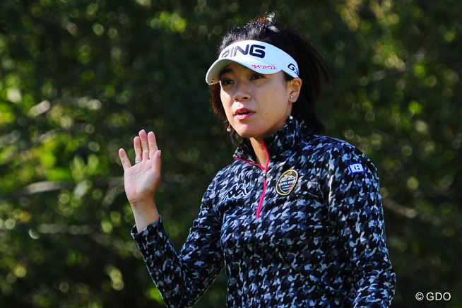 首位に過去2勝の大山志保 上田桃子、3週連続V狙うアンが1打差 【国内