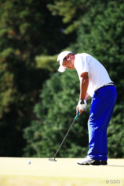 2014年 ブリヂストンオープンゴルフトーナメント 2日目 小田孔明 2日目は攻めの姿勢とパットが噛み合い「65」。単独首位に浮上した小田孔明