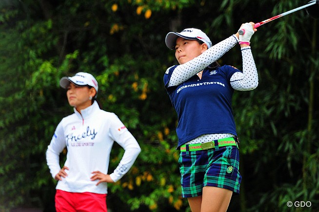 2014年 NOBUTA GROUP マスターズGCレディース 3日目 横峯さくら＆勝みなみ（アマ）