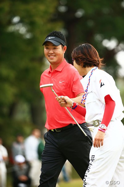 2014年 ブリヂストンオープンゴルフトーナメント 最終日 薗田峻輔 今日は終始笑顔3位T
