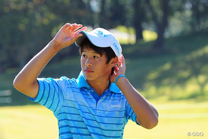16歳の片岡尚之が攻撃的なゴルフで7位タイにつけた 2014年 マイナビABCチャンピオンシップゴルフトーナメント 初日 片岡尚之