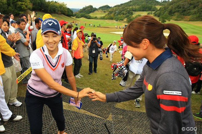 2014年 樋口久子 森永レディス 最終日 上田桃子