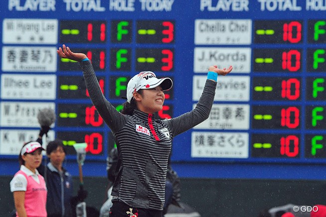 2014年 ミズノクラシック 最終日 イ・ミヒャン 香妻琴乃