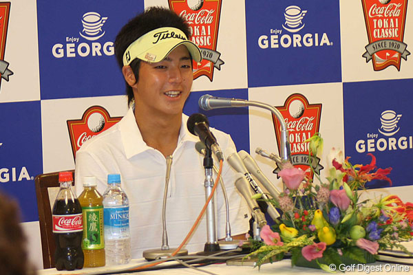 石川遼「C.ビジェガスに緊張・・・」／コカ・コーラ東海クラシック初日
