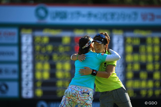 2014年 LPGAツアー選手権リコーカップ 3日目 穴井詩、テレサ・ルー