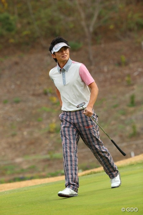 モデルがいいとファッション誌っぽくなるのだ。 2014年 カシオワールドオープンゴルフトーナメント 最終日 今田竜二