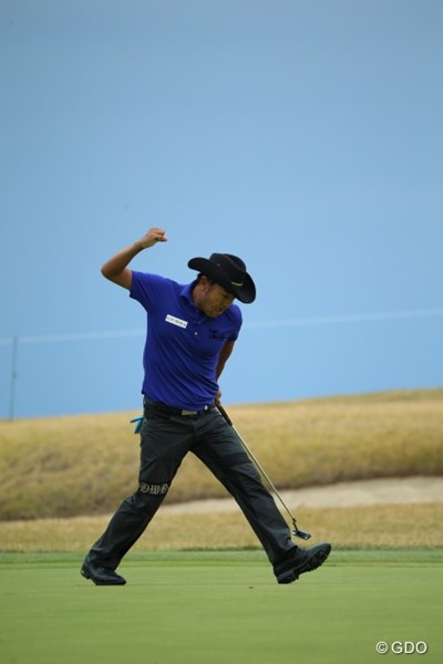 2014年 カシオワールドオープンゴルフトーナメント 最終日 片山晋呉 優勝に2歩近づいた瞬間。