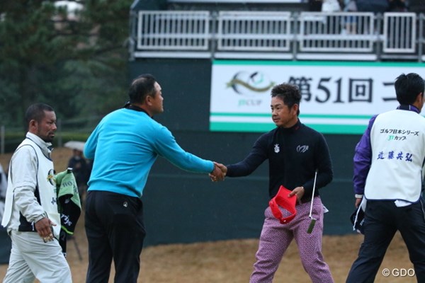 2014年 ゴルフ日本シリーズJTカップ 初日 小田孔明 藤田寛之 心の声…賞金王は渡さねーよ。