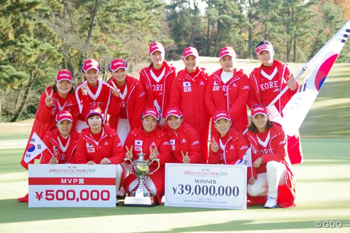  2014年 日韓女子プロゴルフ対抗戦 最終日 韓国選抜