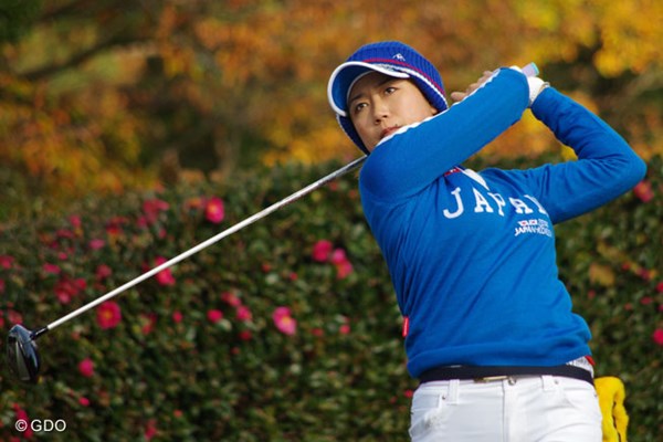 2014年 日韓女子プロゴルフ対抗戦 最終日 原江里菜 原江里菜が世界ランク1位の朴仁妃を破る大金星！ 日本チームに勝ち点をもたらした