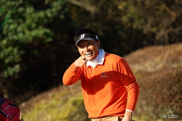 2014年 ゴルフ日本シリーズJTカップ 最終日 宮本勝昌 コケた後、僕に向かって「撮った？撮った？」を連発！