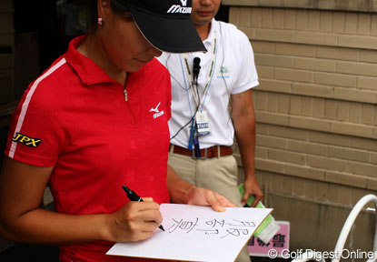 このサインはレアかも知れません！【国内女子ツアー LPGA】｜GDO