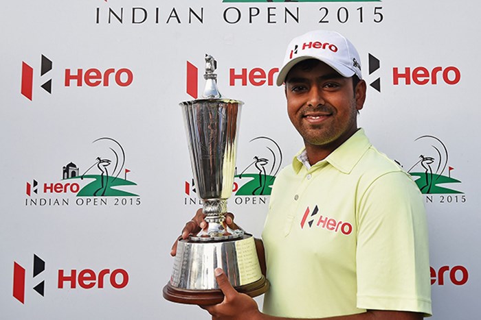 地元インド勢同士のプレーオフを制したラヒリが今季欧州ツアー2勝目を挙げた（Getty Images） 2015年 ヒーローインディアンオープン 最終日 アニルバン・ラヒリ