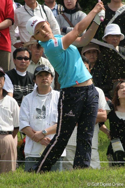 リゾートトラストレディス2日目 横峯さくら